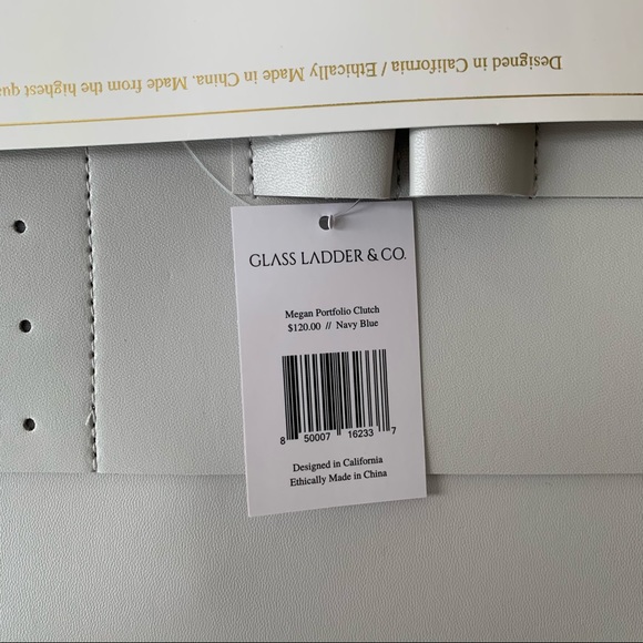 Glass Ladder & Co Megan Portfolio Clutch NWT - Picture 8 of 9